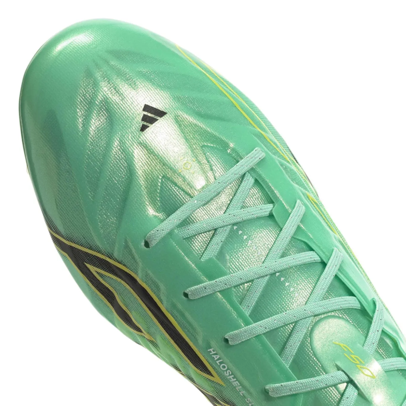 adidas F50 Hyperfast EVO Gras Voetbalschoenen (FG) Mintgroen Zwart Wit