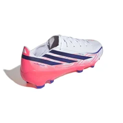 adidas F50 Hyperfast League Gras Voetbalschoenen (FG) Wit Paars Roze