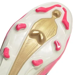 adidas F50 Hyperfast League Gras Voetbalschoenen (FG) Felroze Zwart Goud Wit
