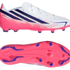 adidas F50 Hyperfast League Gras Voetbalschoenen (FG) Kids Wit Paars Roze