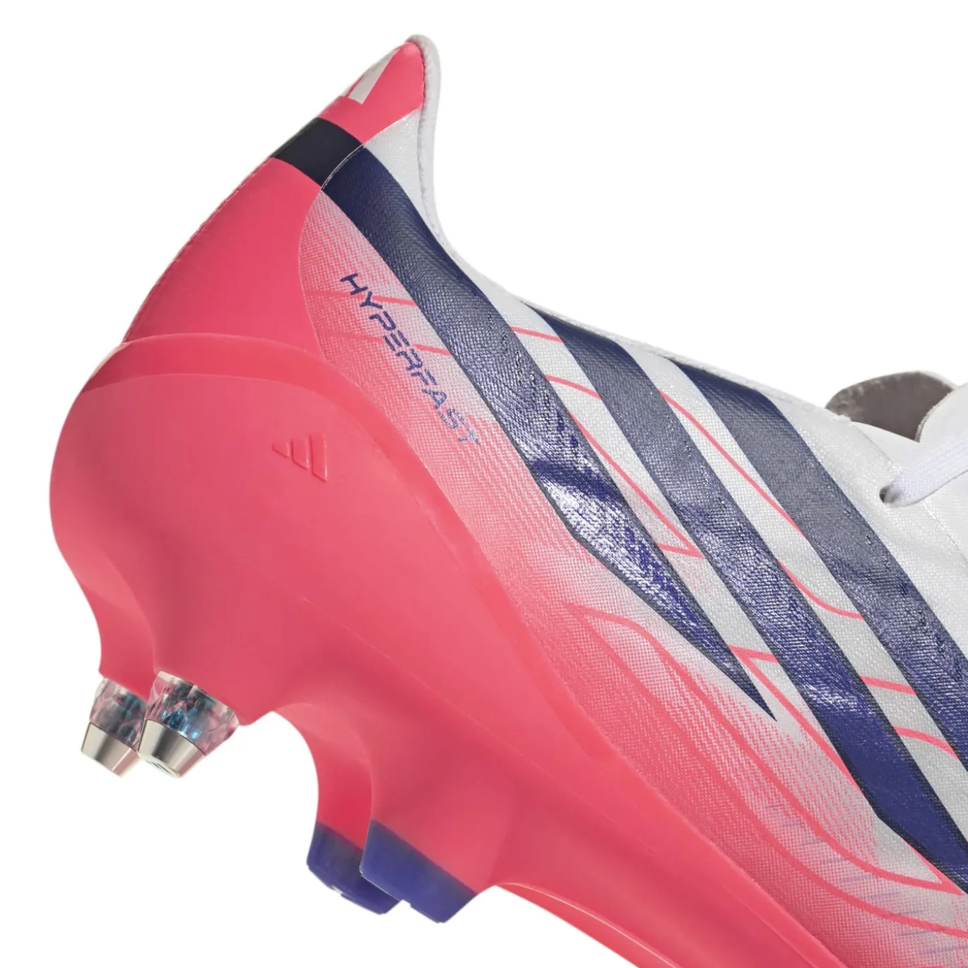 adidas F50 Hyperfast League IJzeren-Nop Voetbalschoenen (SG) Wit Paars Roze