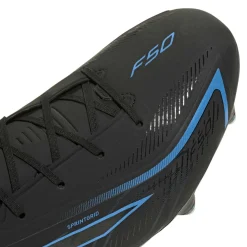adidas F50 Hyperfast League IJzeren-Nop Voetbalschoenen (SG) Zwart Zwart Blauw