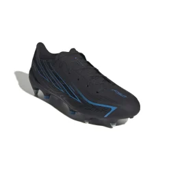 adidas F50 Hyperfast League IJzeren-Nop Voetbalschoenen (SG) Zwart Zwart Blauw