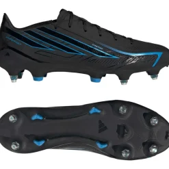 adidas F50 Hyperfast League IJzeren-Nop Voetbalschoenen (SG) Zwart Zwart Blauw