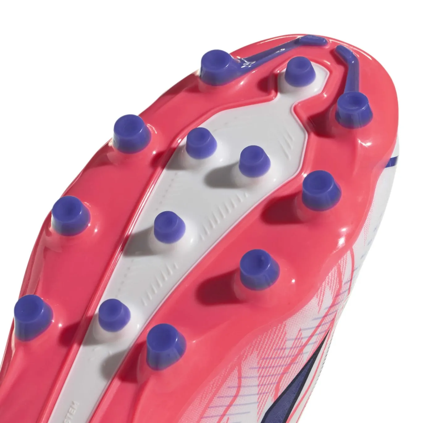 adidas F50 Hyperfast League Kunstgras Voetbalschoenen (AG) Wit Paars Roze