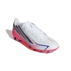 adidas F50 Hyperfast League Kunstgras Voetbalschoenen (AG) Wit Paars Roze