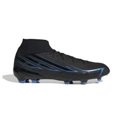 adidas F50 Hyperfast League Mid Gras Voetbalschoenen (FG) Zwart Zwart Blauw