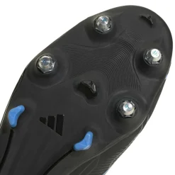 adidas F50 Hyperfast League Mid IJzeren-Nop Voetbalschoenen (SG) Zwart Zwart Blauw