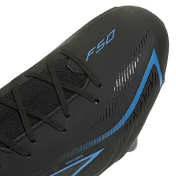 adidas F50 Hyperfast League Mid IJzeren-Nop Voetbalschoenen (SG) Zwart Zwart Blauw