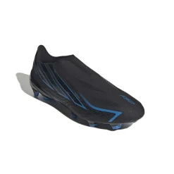 adidas F50 Hyperfast League Veterloze Gras Voetbalschoenen (FG) Zwart Zwart Blauw