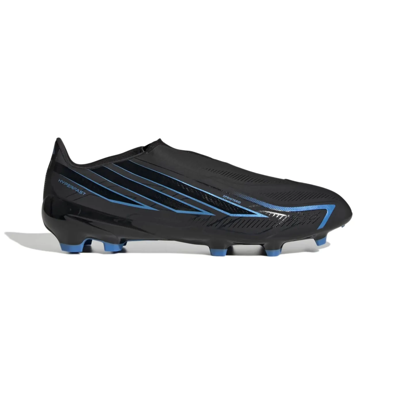 adidas F50 Hyperfast League Veterloze Gras Voetbalschoenen (FG) Zwart Zwart Blauw