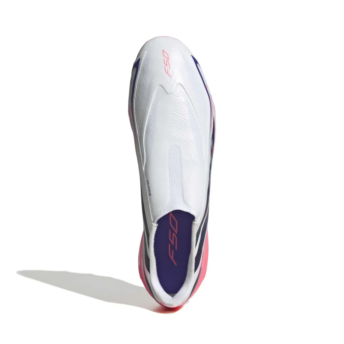 adidas F50 Hyperfast League Veterloze Kunstgras Voetbalschoenen (AG) Wit Paars Roze