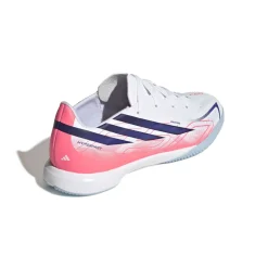 adidas F50 Hyperfast League Zaalvoetbalschoenen (IN) Kids Wit Paars Roze