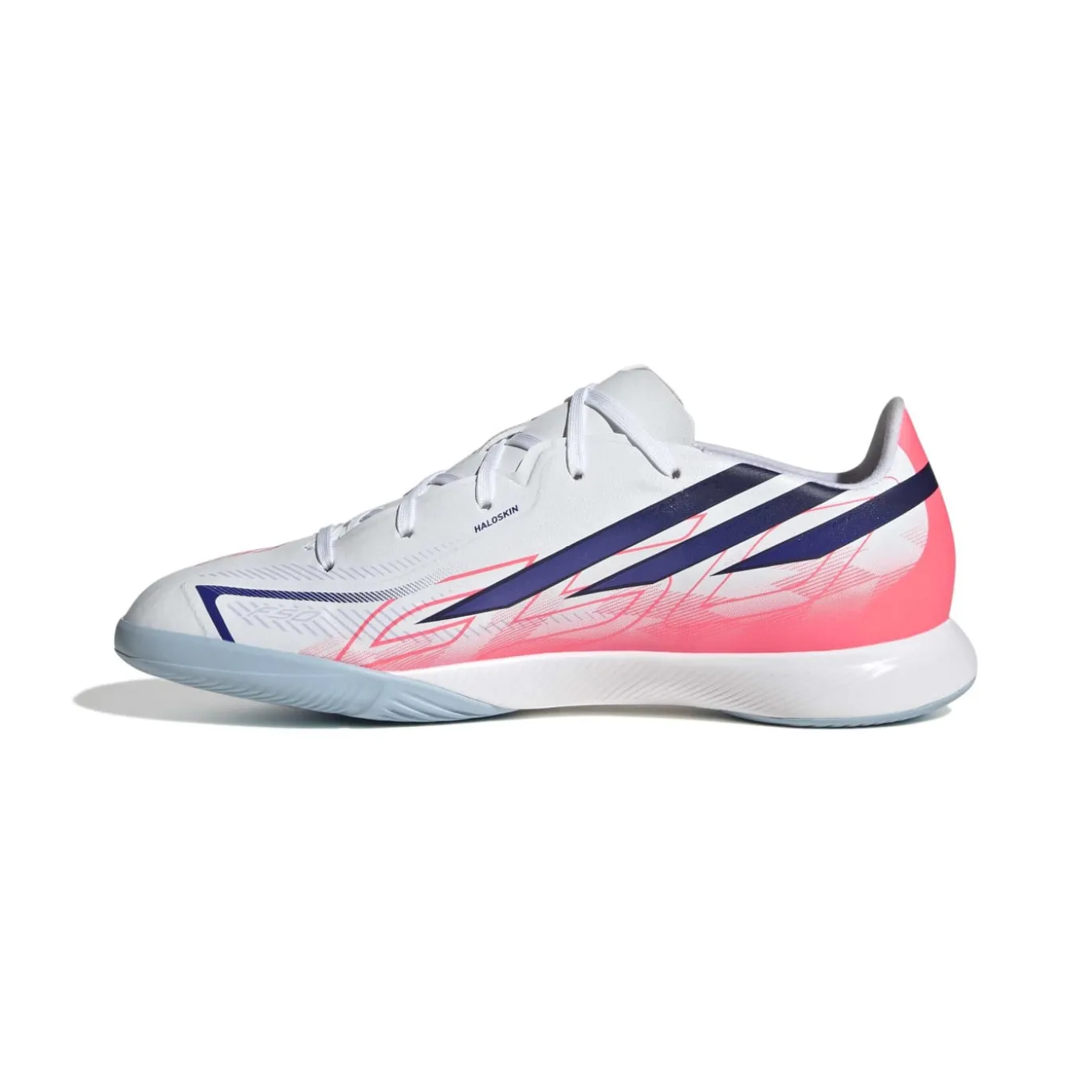 adidas F50 Hyperfast League Zaalvoetbalschoenen (IN) Kids Wit Paars Roze