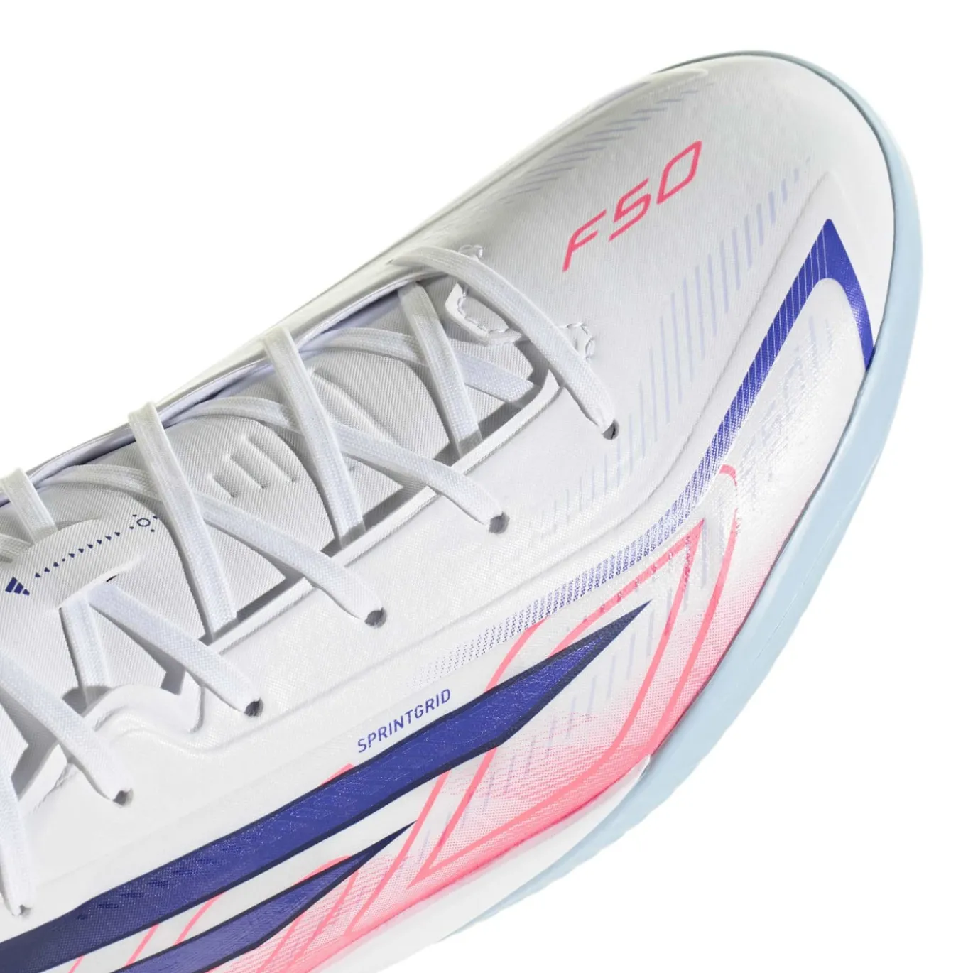 adidas F50 Hyperfast League Zaalvoetbalschoenen (IN) Wit Paars Roze