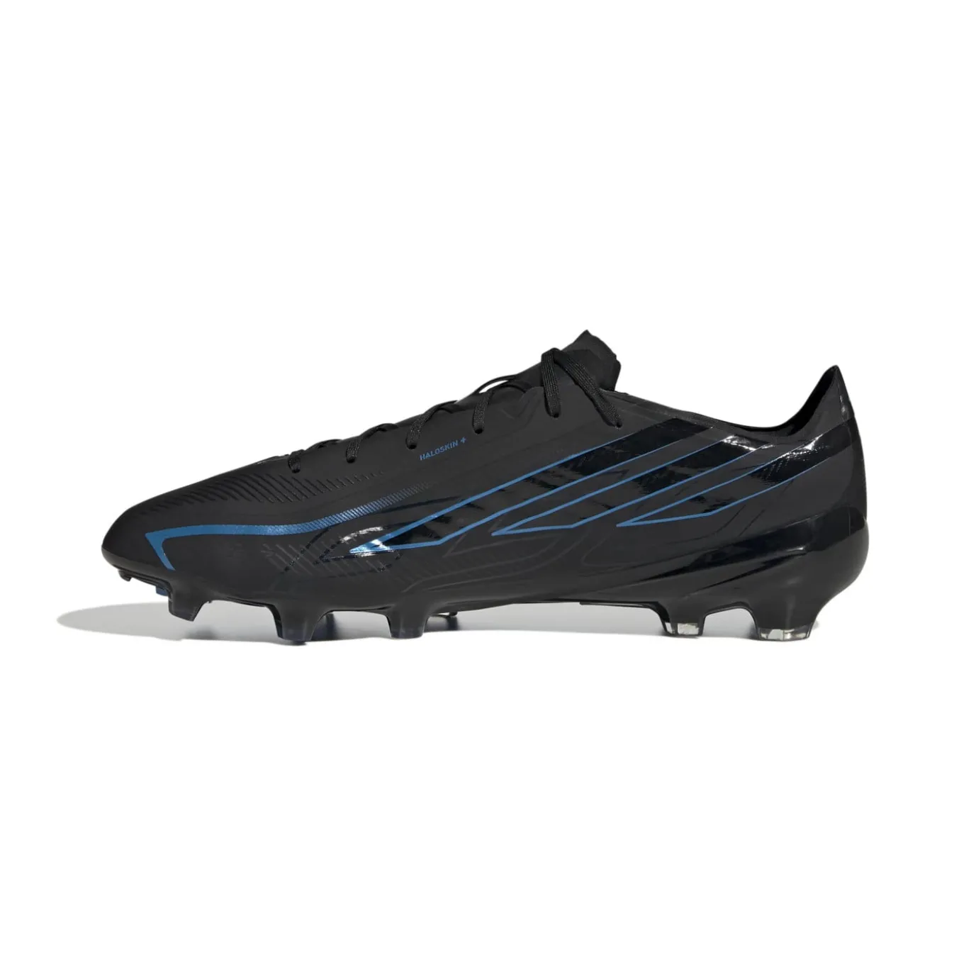 adidas F50 Hyperfast Pro Gras Voetbalschoenen (FG) Zwart Zwart Blauw