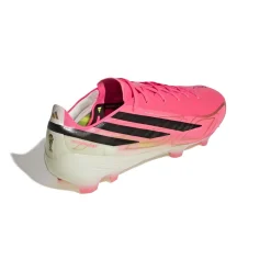 adidas F50 Hyperfast Pro Gras Voetbalschoenen (FG) Felroze Zwart Goud Wit