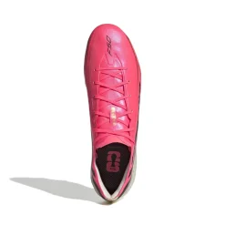 adidas F50 Hyperfast Pro Gras Voetbalschoenen (FG) Felroze Zwart Goud Wit
