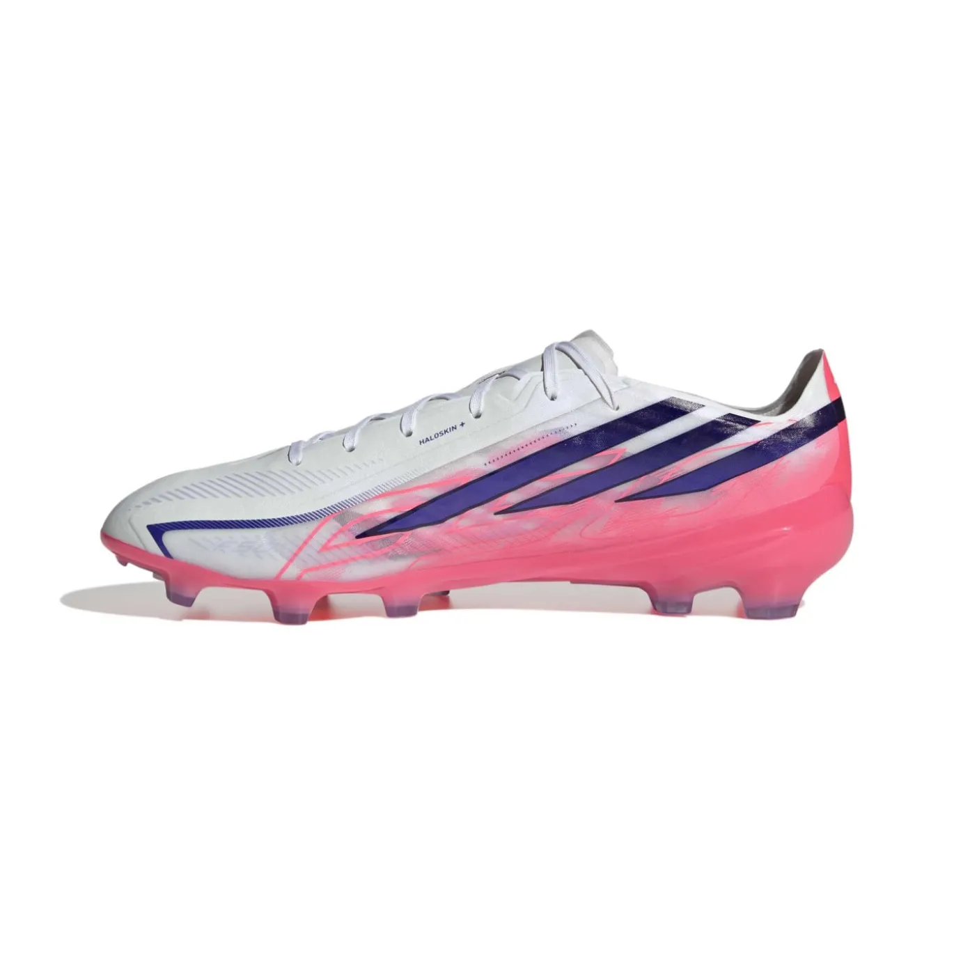 adidas F50 Hyperfast Pro Gras Voetbalschoenen (FG) Wit Paars Roze
