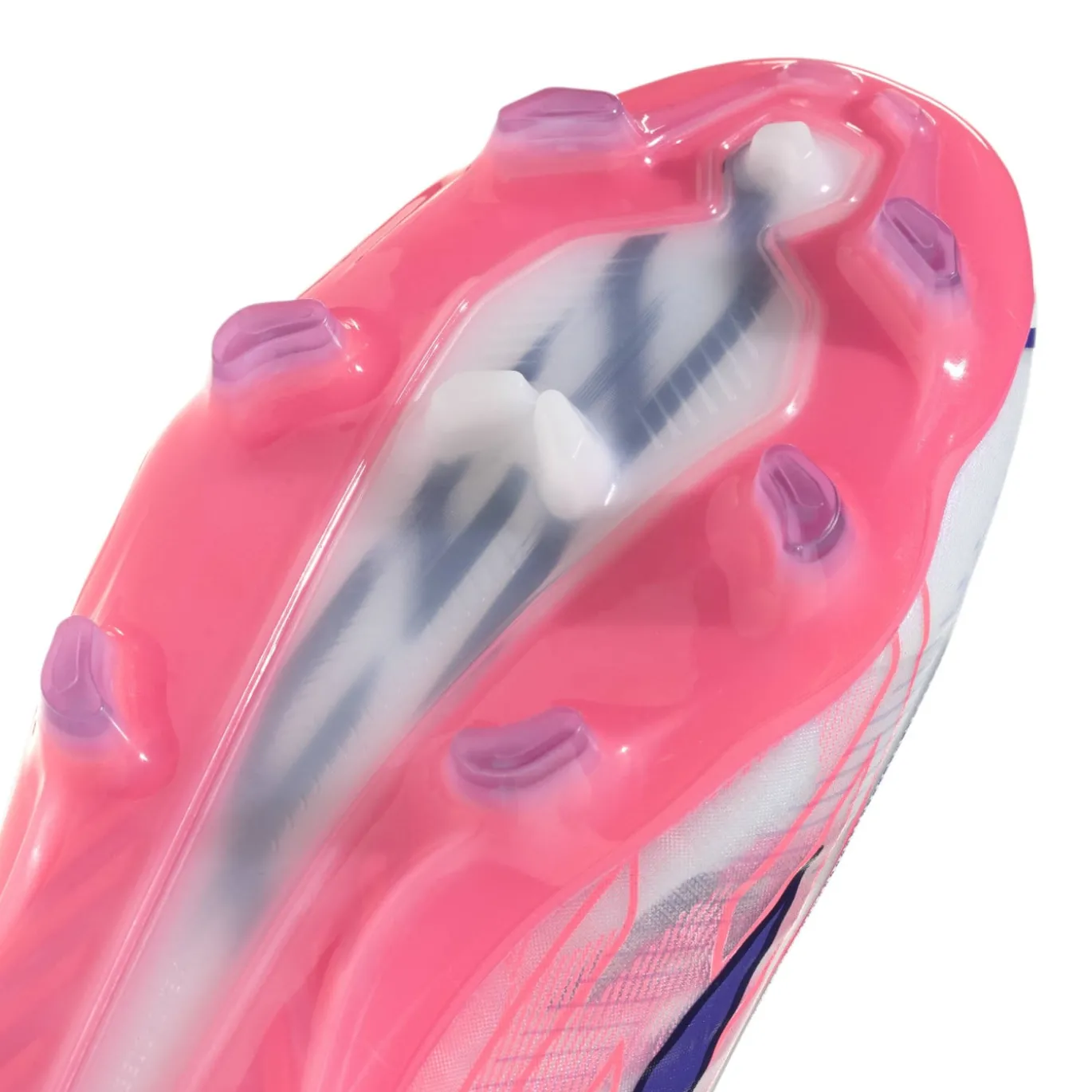 adidas F50 Hyperfast Pro Gras Voetbalschoenen (FG) Wit Paars Roze