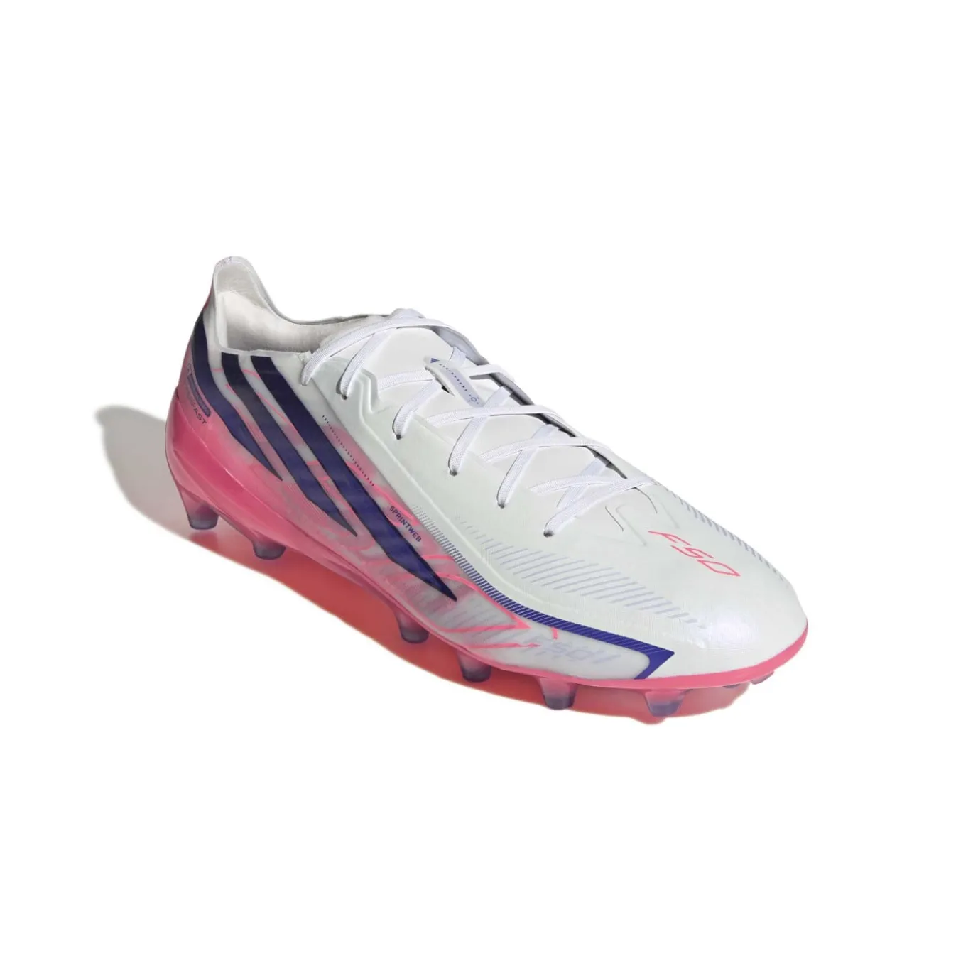 adidas F50 Hyperfast Pro Kunstgras Voetbalschoenen (AG) Wit Paars Roze