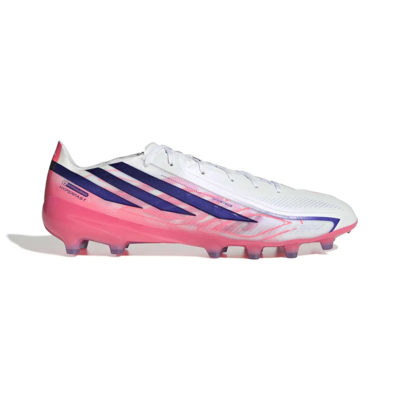 adidas F50 Hyperfast Pro Kunstgras Voetbalschoenen (AG) Wit Paars Roze
