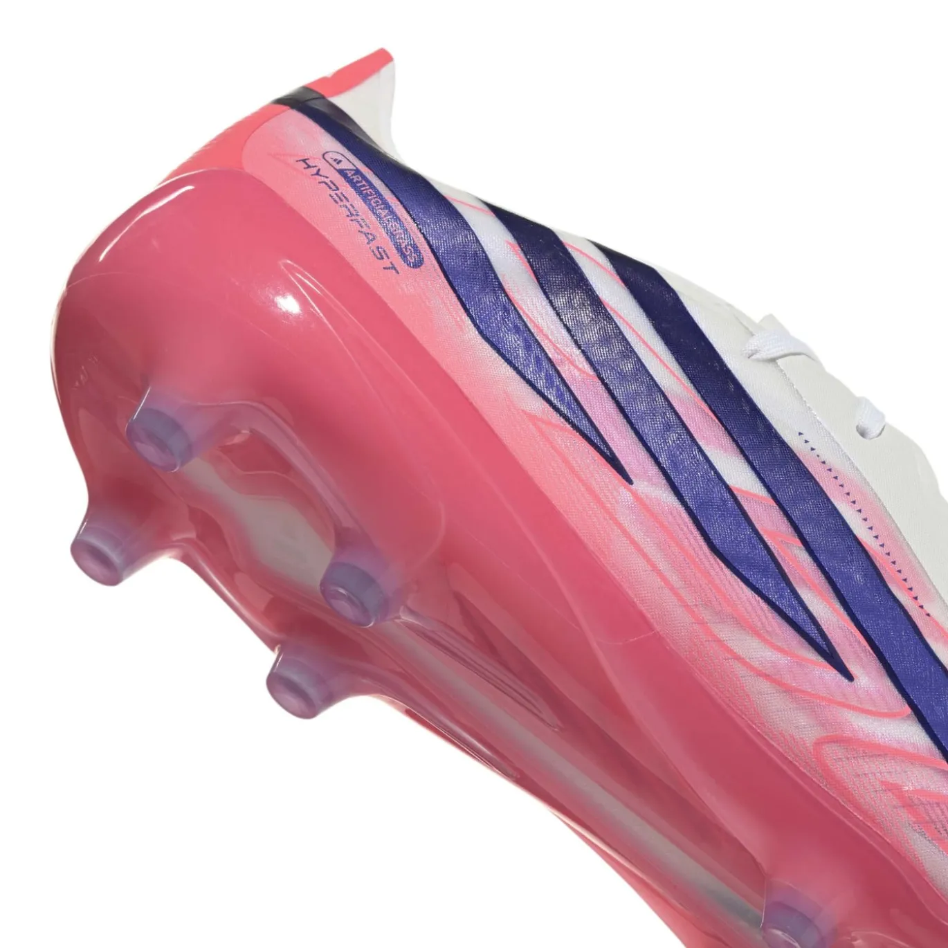 adidas F50 Hyperfast Pro Kunstgras Voetbalschoenen (AG) Wit Paars Roze