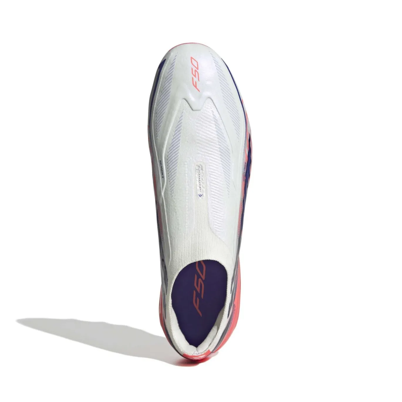 adidas F50 Hyperfast Pro Veterloze Kunstgras Voetbalschoenen (AG) Wit Paars Roze