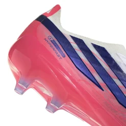 adidas F50 Hyperfast Pro Veterloze Kunstgras Voetbalschoenen (AG) Wit Paars Roze