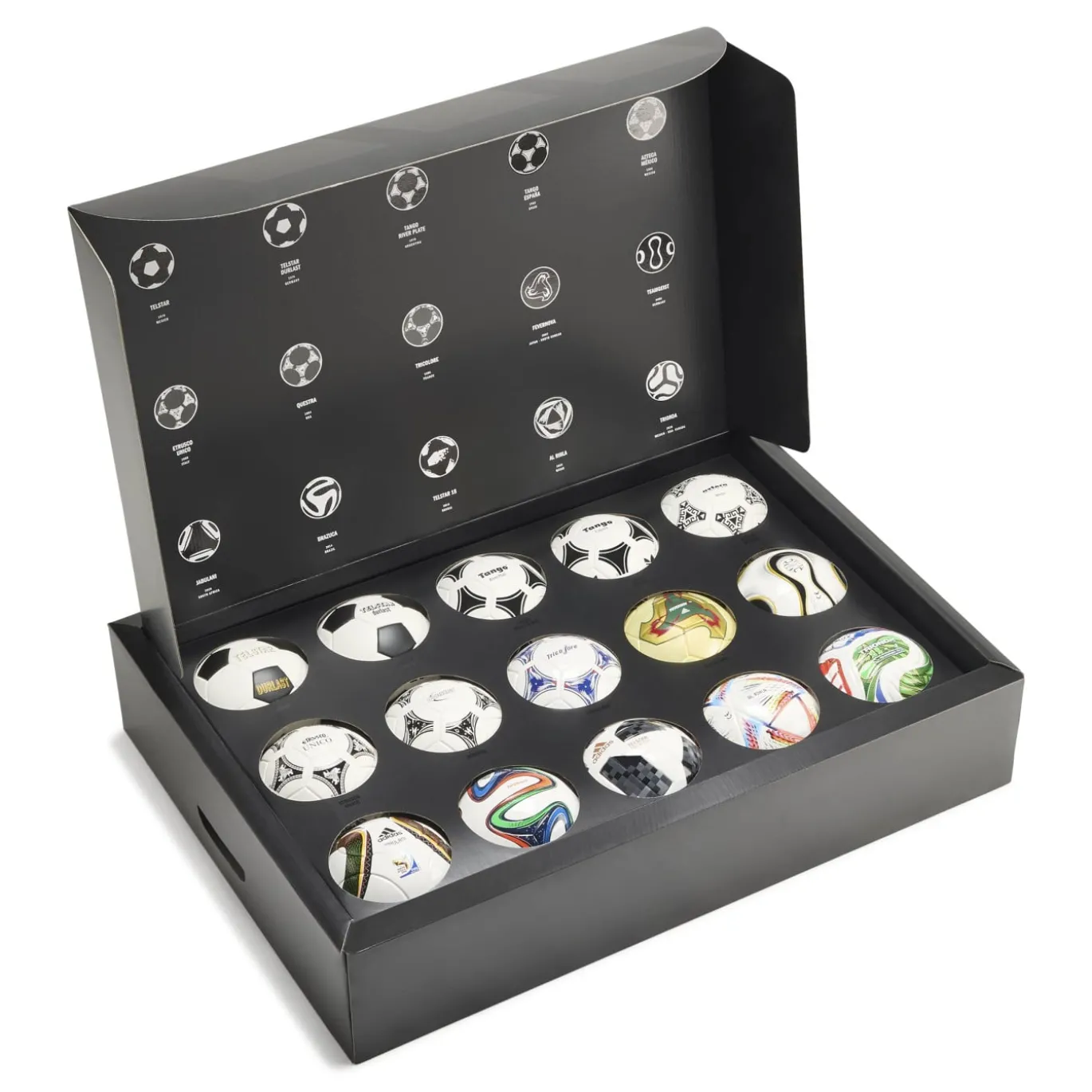 adidas FIFA World Cup Historical Mini Voetbal Set 15 Ballen