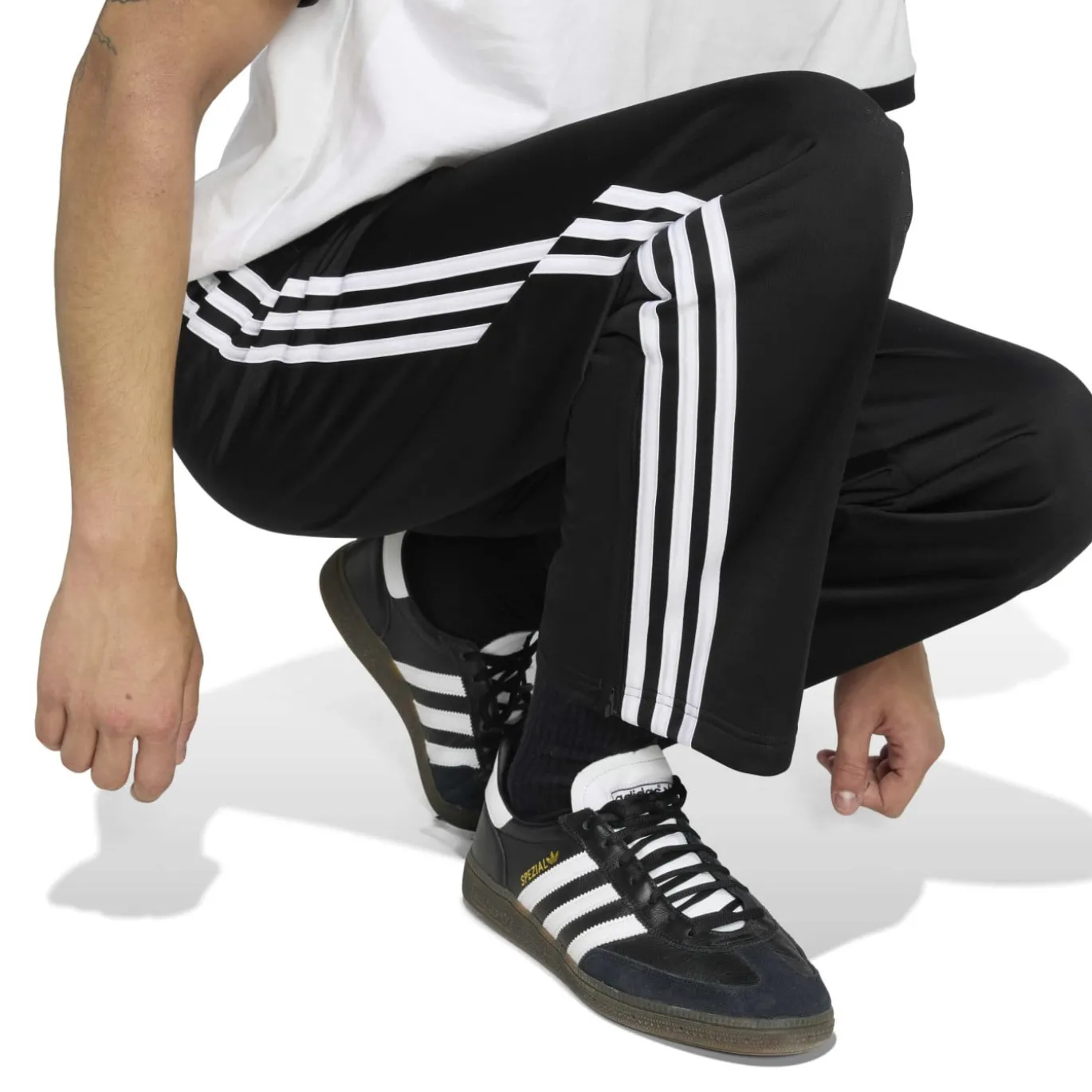 adidas Firebird Trainingsbroek Zwart Wit