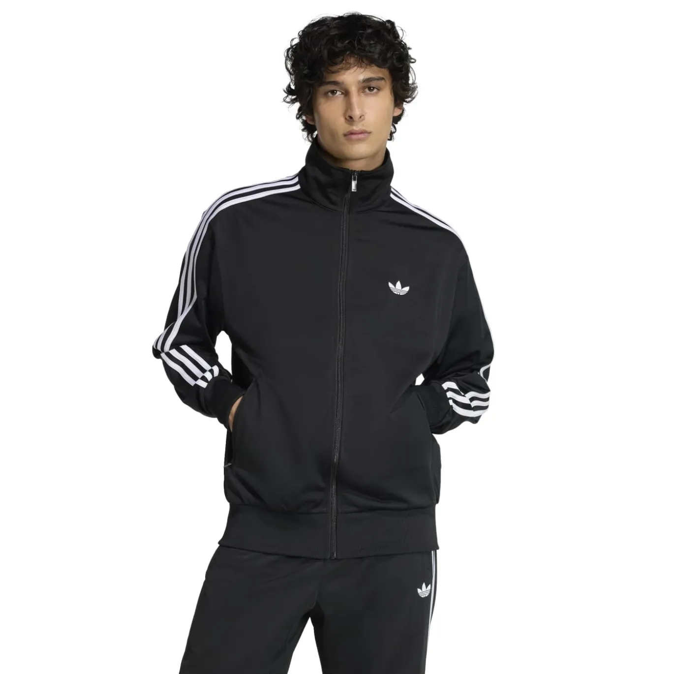 adidas Firebird Trainingsjack Zwart Wit