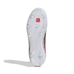 adidas F50 Lamine Yamal Elite Veterloze Gras Voetbalschoenen (FG) Kids Wit Felrood Zwart