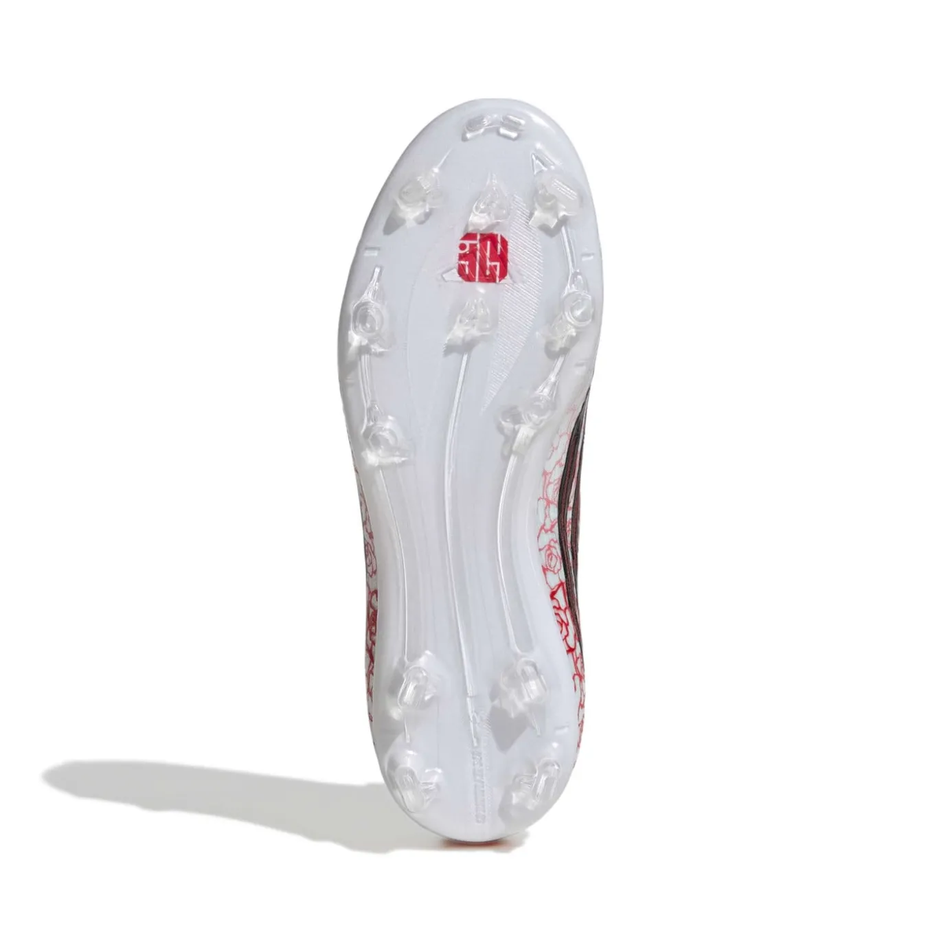 adidas F50 Lamine Yamal Elite Veterloze Gras Voetbalschoenen (FG) Kids Wit Felrood Zwart