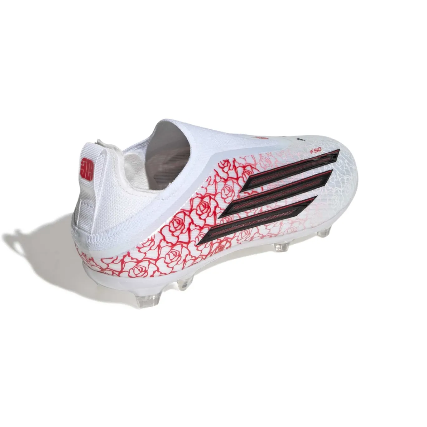 adidas F50 Lamine Yamal Elite Veterloze Gras Voetbalschoenen (FG) Kids Wit Felrood Zwart
