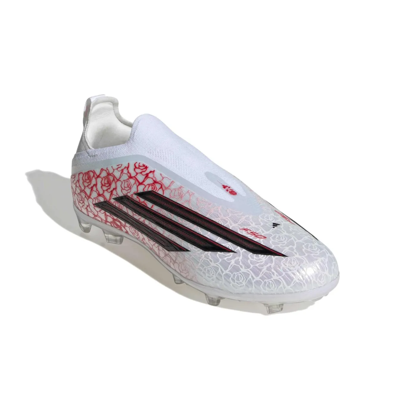adidas F50 Lamine Yamal Elite Veterloze Gras Voetbalschoenen (FG) Kids Wit Felrood Zwart
