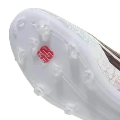 adidas F50 Lamine Yamal League Veterloze Gras / Kunstgras Voetbalschoenen (MG) Kids Wit Felrood Zwart