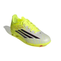 adidas F50 League Gras / Kunstgras Voetbalschoenen (MG) Kids Neongeel Zwart Rood