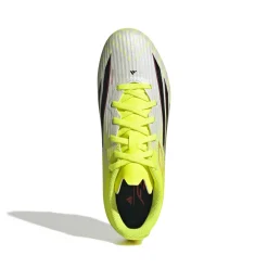 adidas F50 League Gras / Kunstgras Voetbalschoenen (MG) Kids Neongeel Zwart Rood