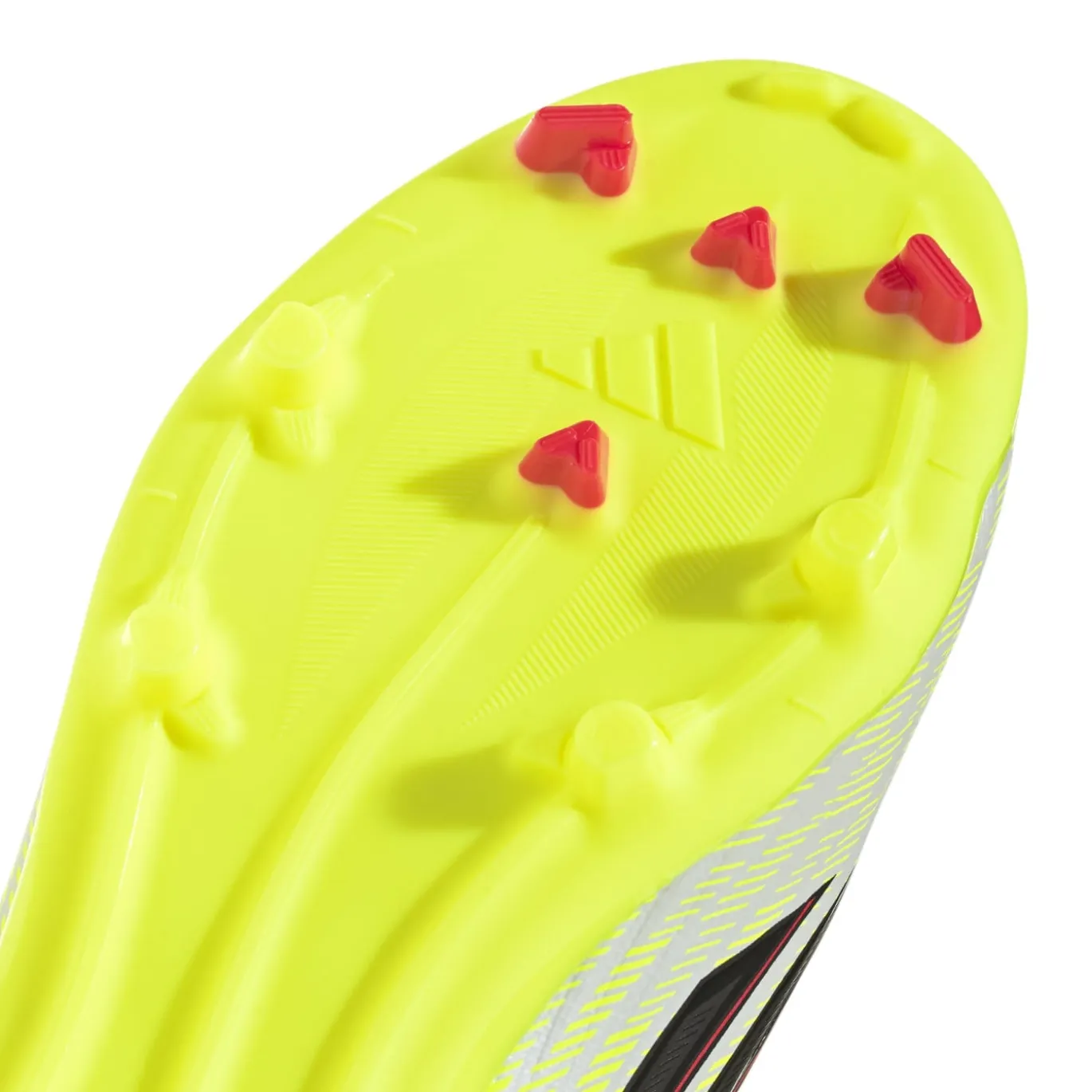 adidas F50 League Gras / Kunstgras Voetbalschoenen (MG) Kids Neongeel Zwart Rood