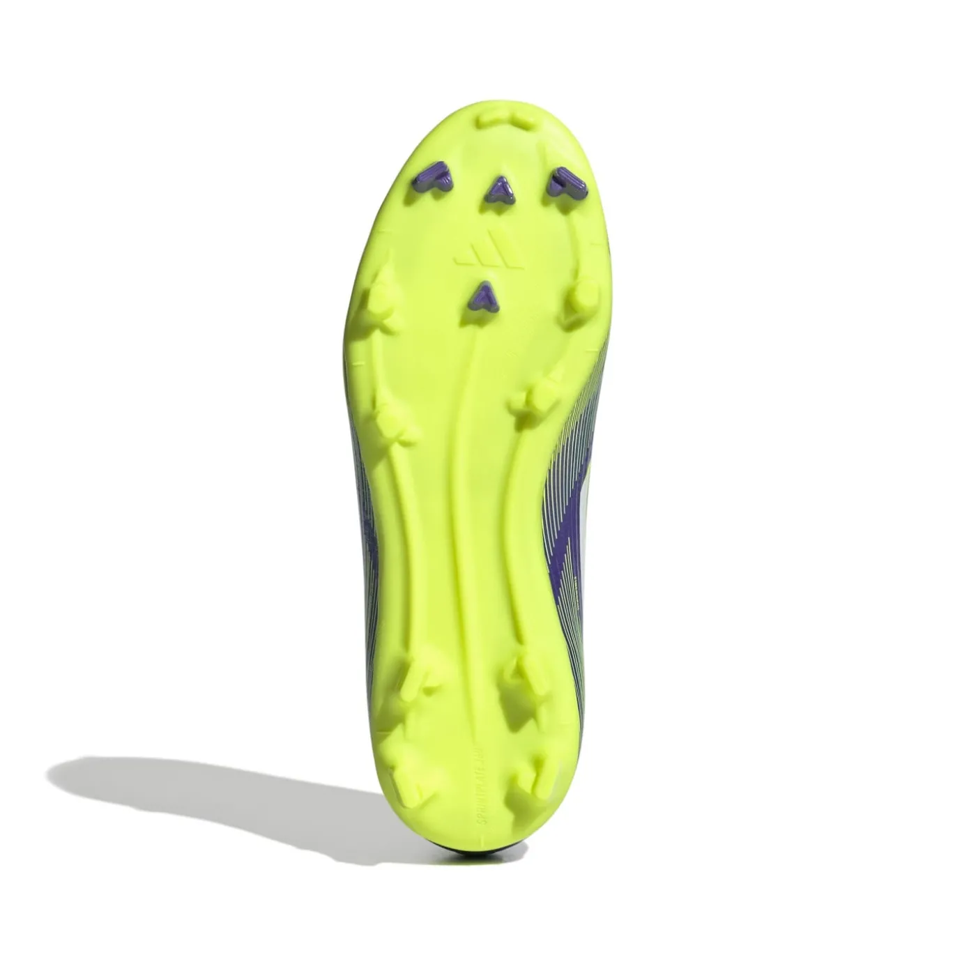 adidas F50 League Gras / Kunstgras Voetbalschoenen (MG) Kids Paars Wit Neongeel