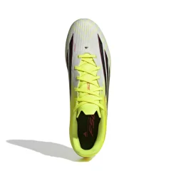 adidas F50 League Gras / Kunstgras Voetbalschoenen (MG) Neongeel Zwart Rood