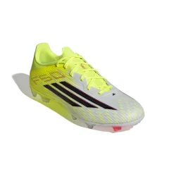 adidas F50 League Gras / Kunstgras Voetbalschoenen (MG) Neongeel Zwart Rood