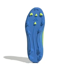 adidas F50 League Gras / Kunstgras Voetbalschoenen (MG) Kids Blauw Neongeel