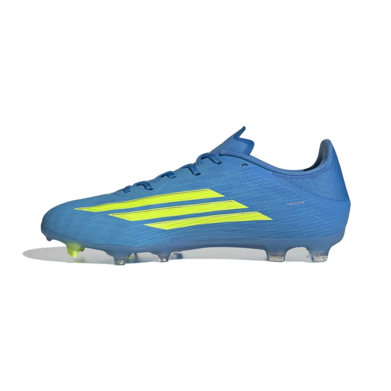 adidas F50 League Gras / Kunstgras Voetbalschoenen (MG) Blauw Neongeel