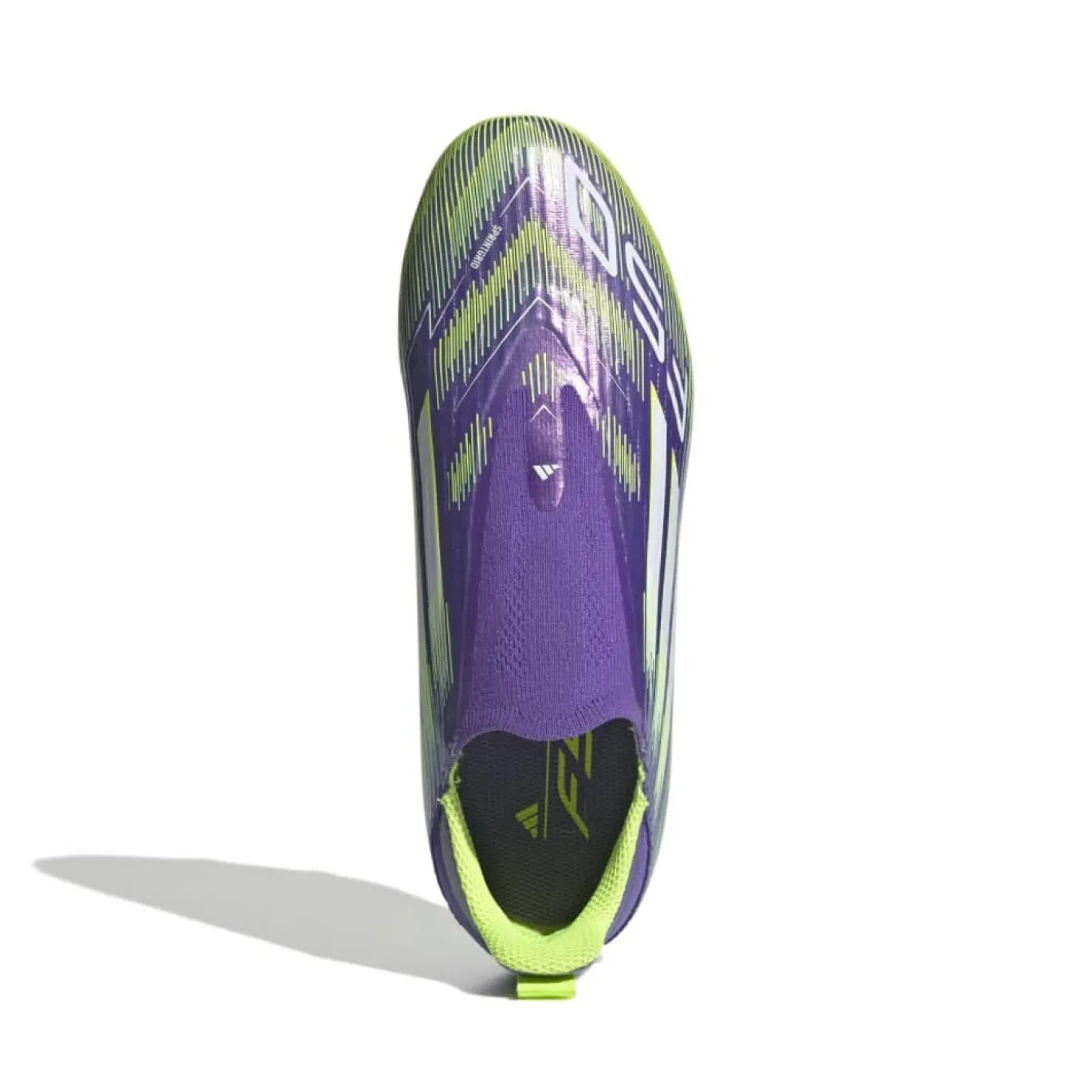 adidas F50 League Veterloze Gras / Kunstgras Voetbalschoenen (MG) Kids Paars Wit Neongeel