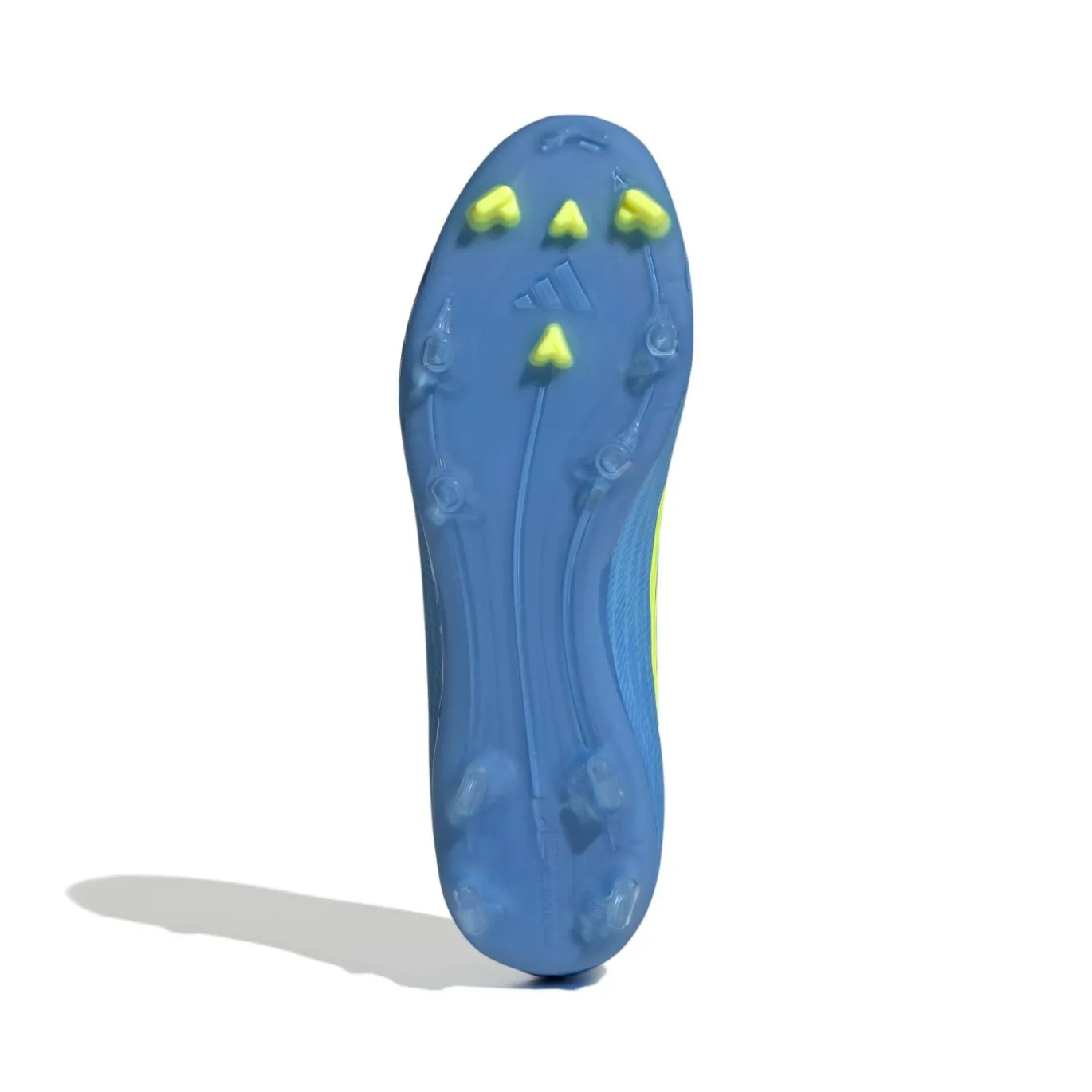 adidas F50 League Veterloze Gras / Kunstgras Voetbalschoenen (MG) Blauw Neongeel