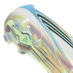adidas F50 Messi Elite Gras Voetbalschoenen (FG) Wit Lichtblauw Goud