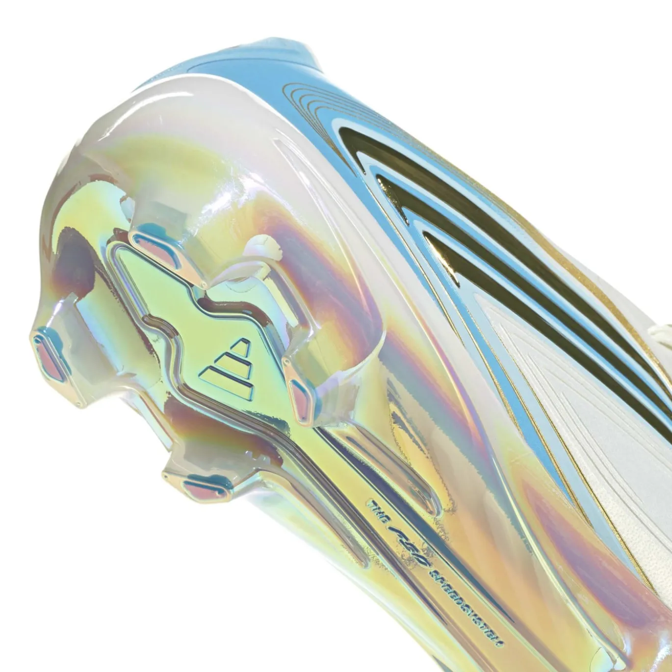adidas F50 Messi Elite Gras Voetbalschoenen (FG) Wit Lichtblauw Goud
