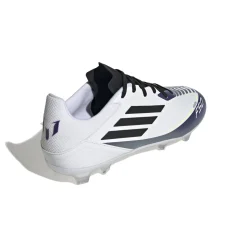 adidas F50 Messi League Gras / Kunstgras Voetbalschoenen (MG) Wit Paars Zwart